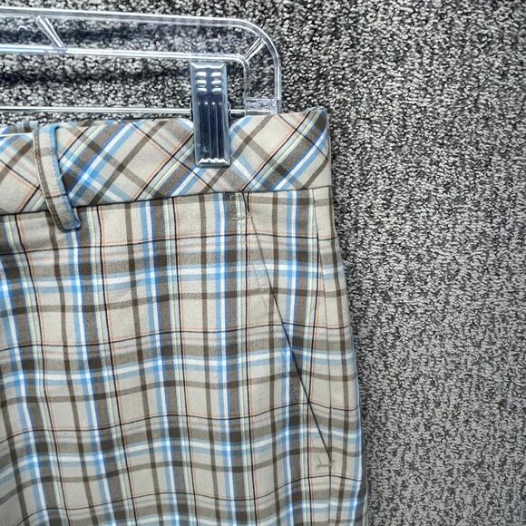 Walter Hagen Golf Shorts Mens 34 Multicolor Plaid Casual Flat Front Belt Loops - Picture 2 of 13